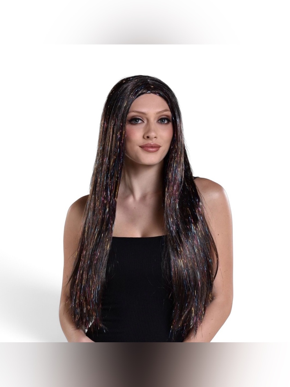 Long Tinsel Wig Suit Yourself Adult Costume Accessory